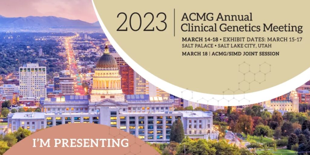 2023 ACMG Annual Clinical Meeting Genomes to People